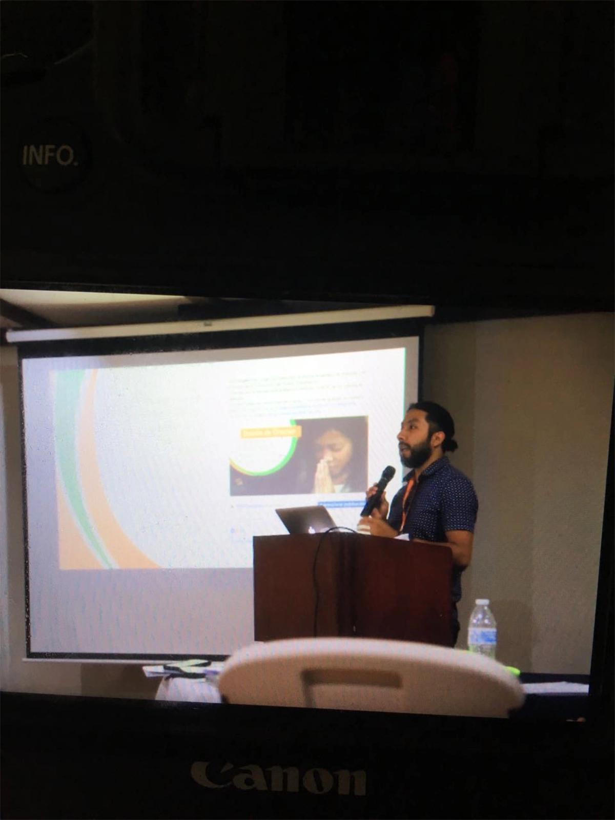 December meeting: presenting the first version of Mi Comunidad to the team for their feedback.
